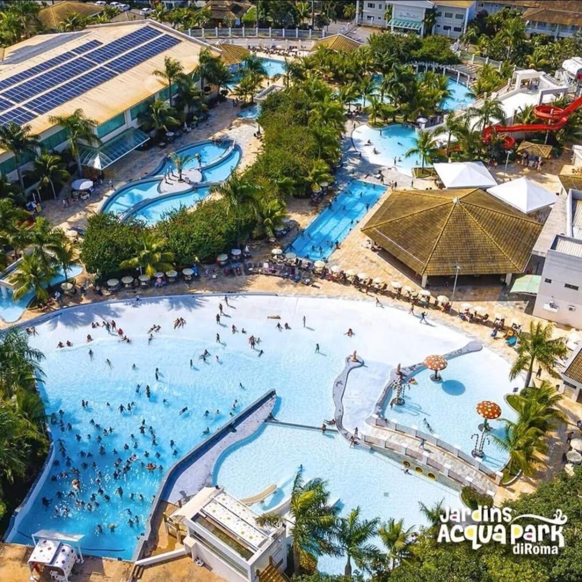 Lacqua Diroma Oficial - Diroma Acqua Park Incluido - Com Roupa De Cama E Banho Caldas Novas Extérieur photo